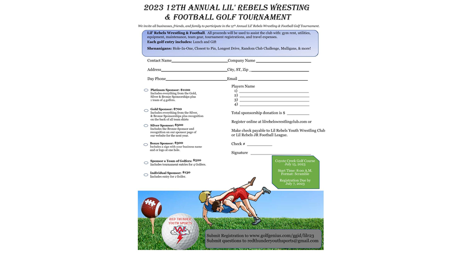 2023 Golf Tournament